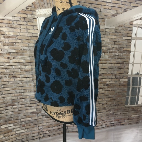 Adidas Originals BELLISTA SHERPA HOODIE - Picture 7 of 8